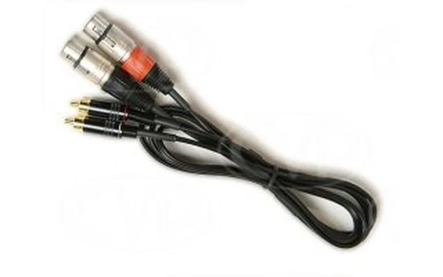 Cable 2 RCA macho - 2 XLR hembra , 3 metros Accurate